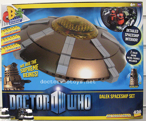 Character Building Dalek Spaceship Set